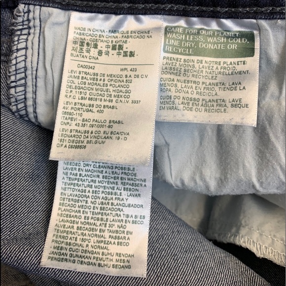 Levi’s 505 Blue Jeans Size 8M 29-32 - Picture 8 of 9